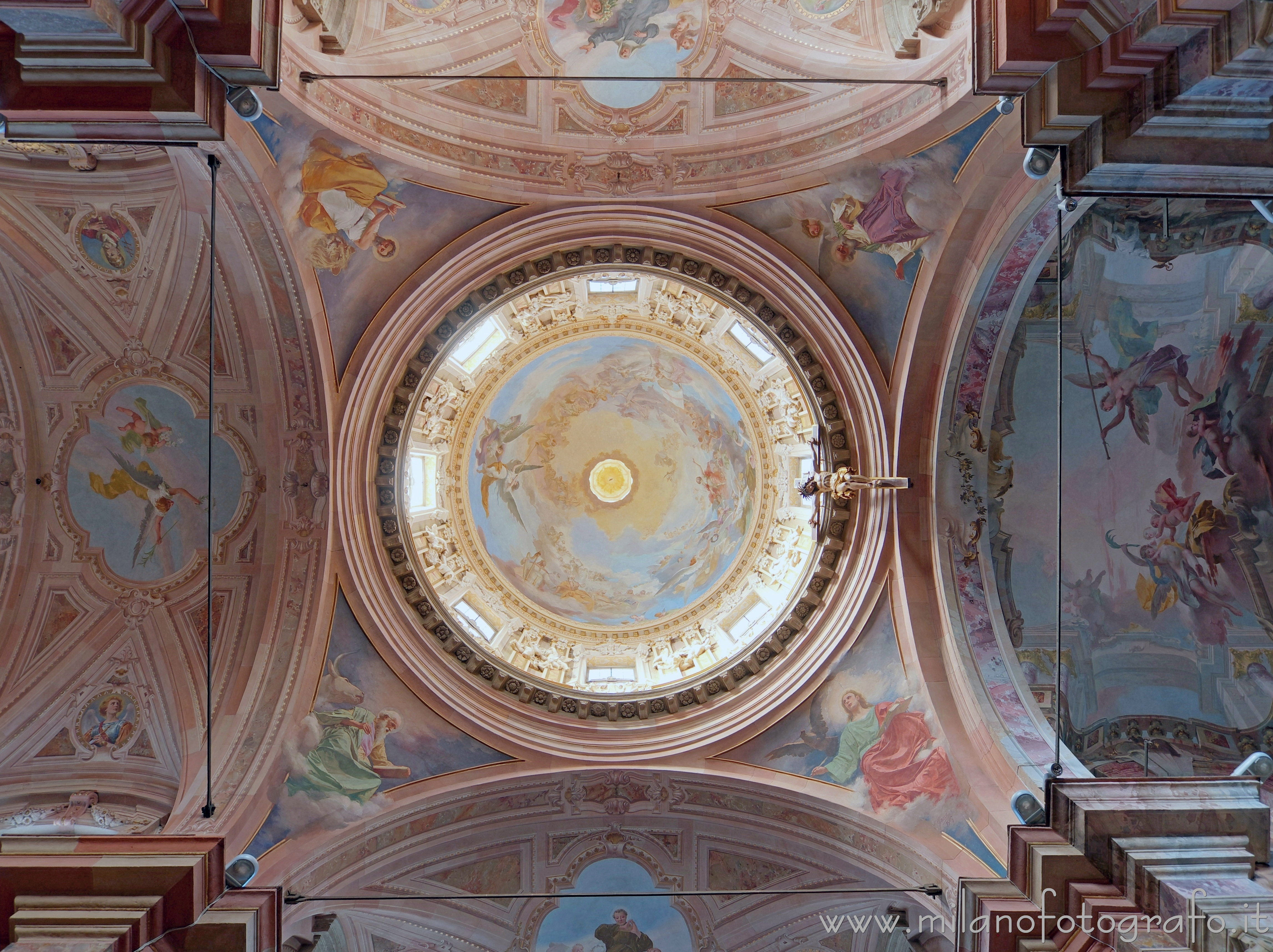 Busto Arsizio (Varese, Italy) - Vault of the second transept of the Basilica of St. John Baptist